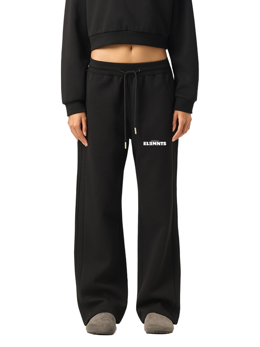 ESSNTIAL ELEMNTS Women's 350G Drawstring Straight-Leg Sweatpants