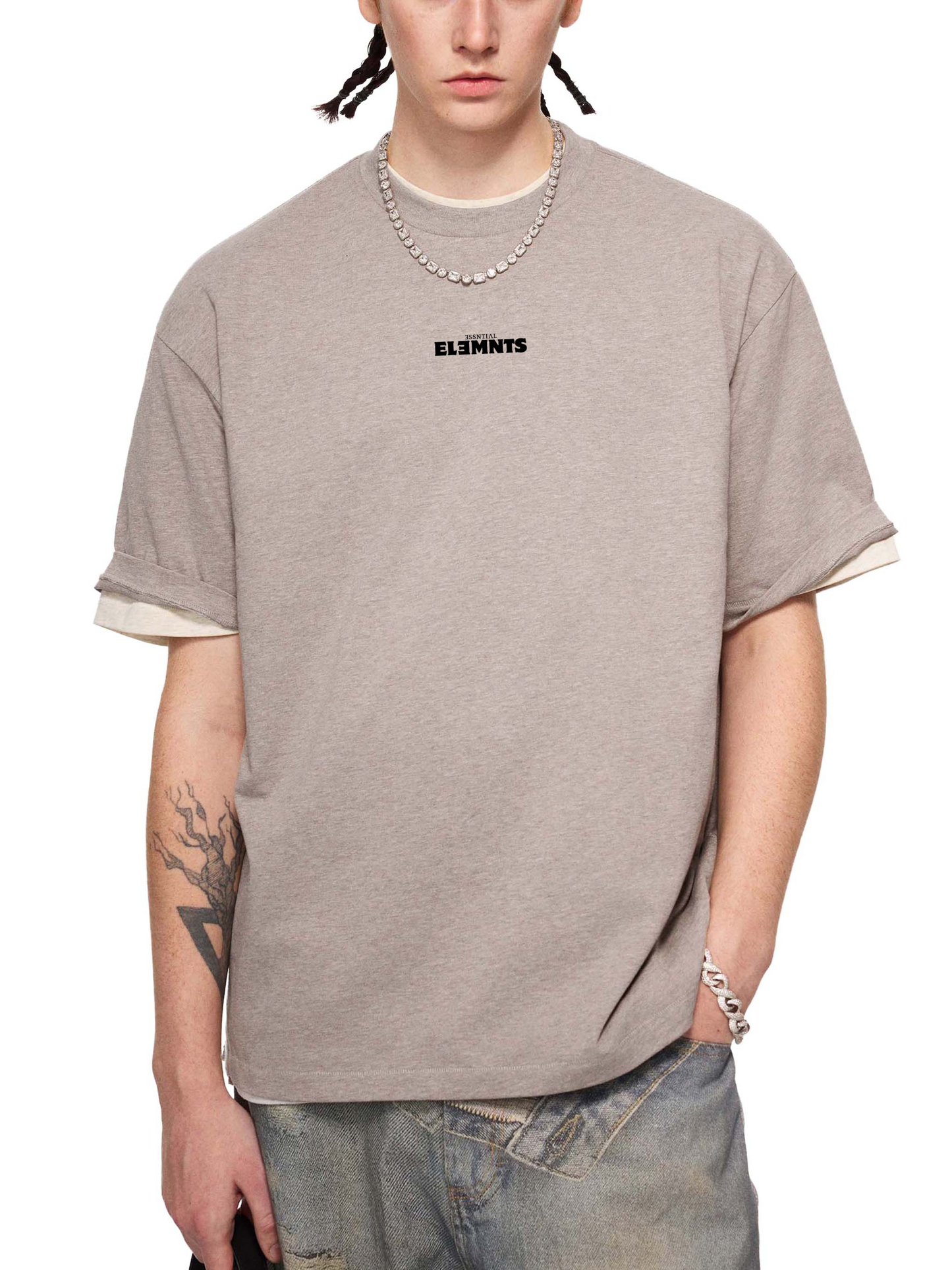 ESSNTIAL ELEMNTS Unisex 260G Cotton Tee
