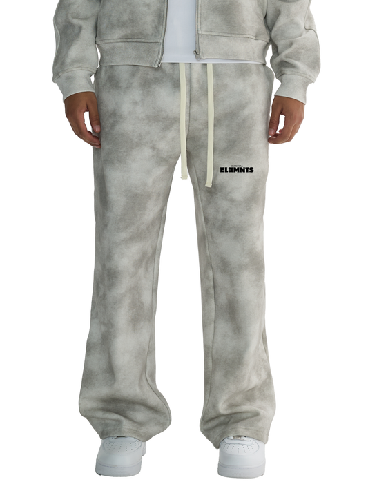 ESSNTIAL ELEMNTS Unisex 410G Dirty Washed Fleece Sweatpants