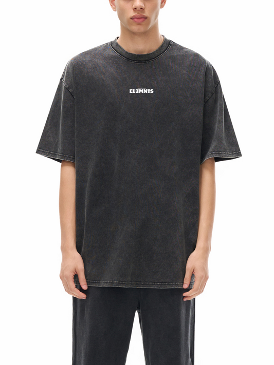 ESSNTIAL ELEMNTS Unisex 285G Heavy Snow Washed Tee