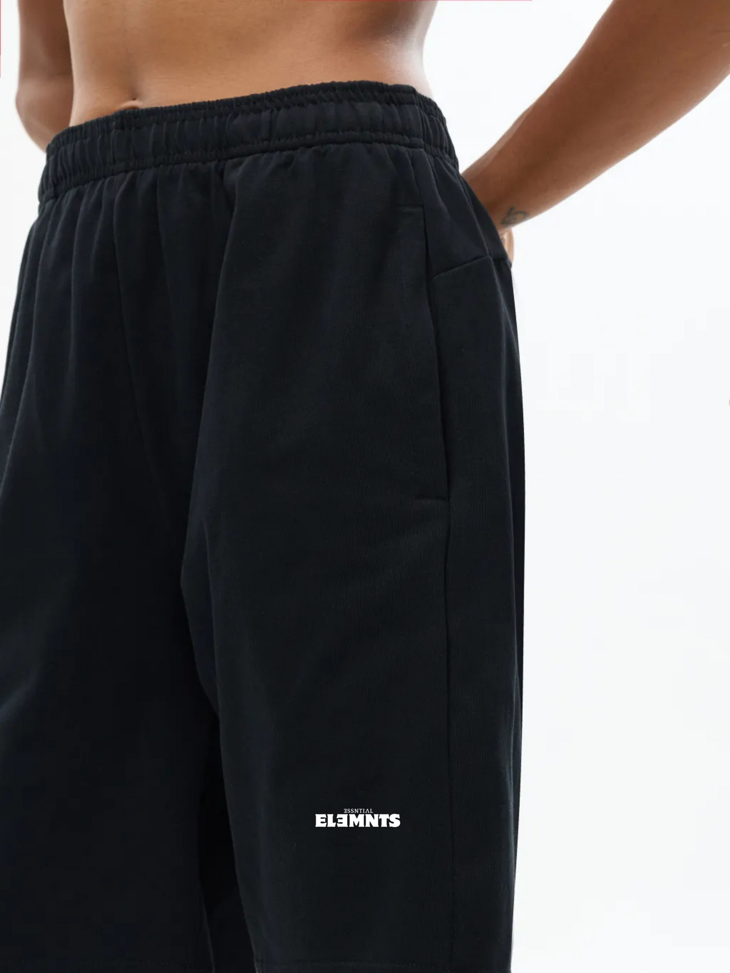 ESSNTIAL ELEMNTS Unisex 330G HW Cotton Shorts
