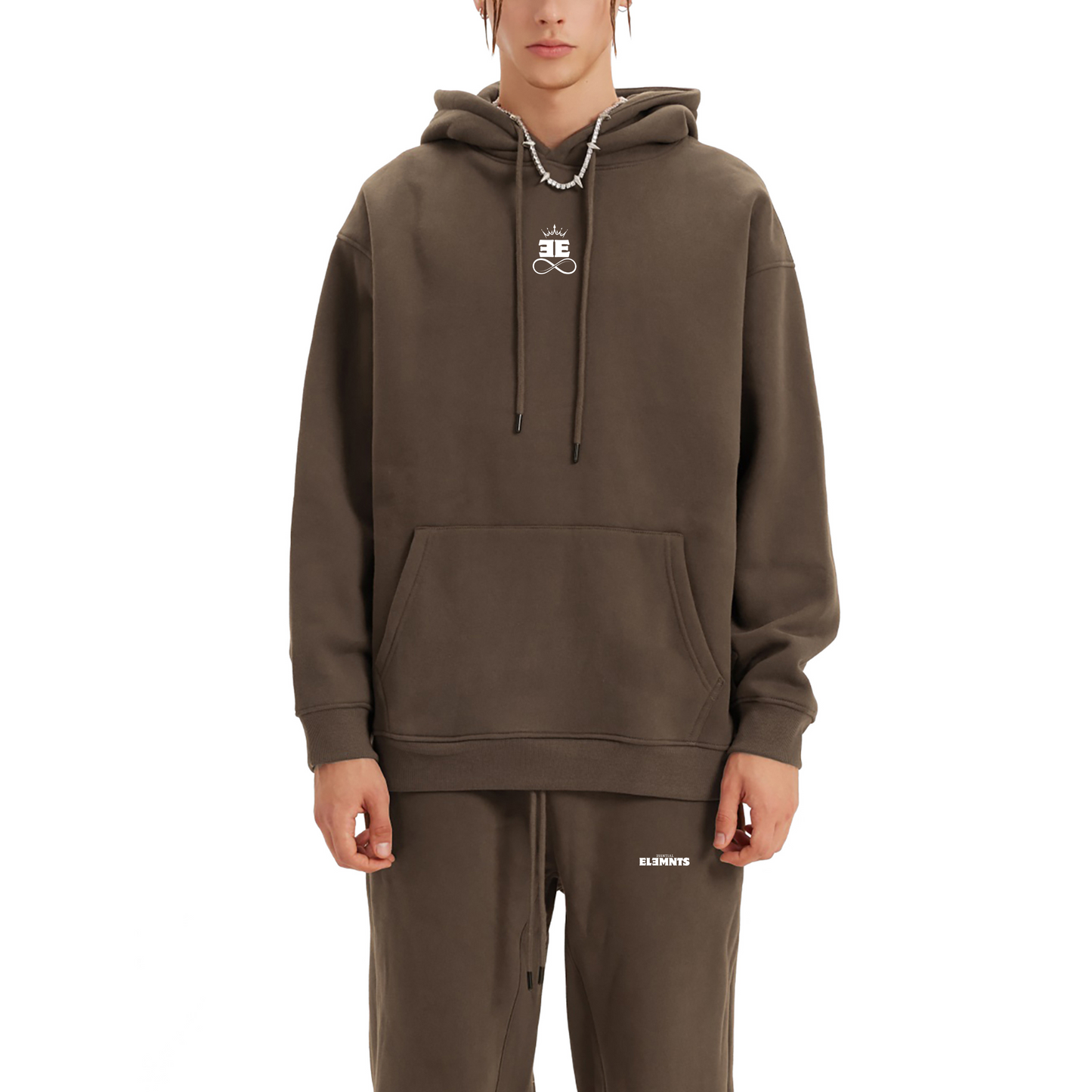 ESSNTIAL ELEMNTS Unisex 345G Soft Fleece Hoodie - Essntial Elemnts
