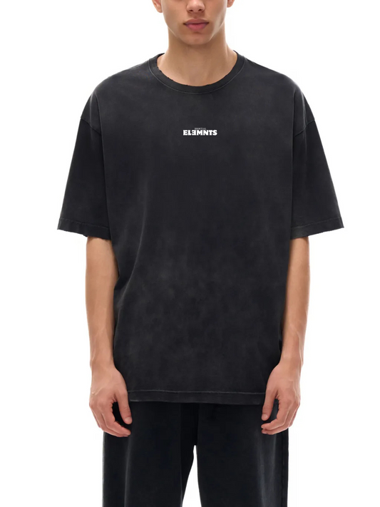 ESSNTIAL ELEMNTS Unisex 260G Vintage Wash Handfrayed Tee