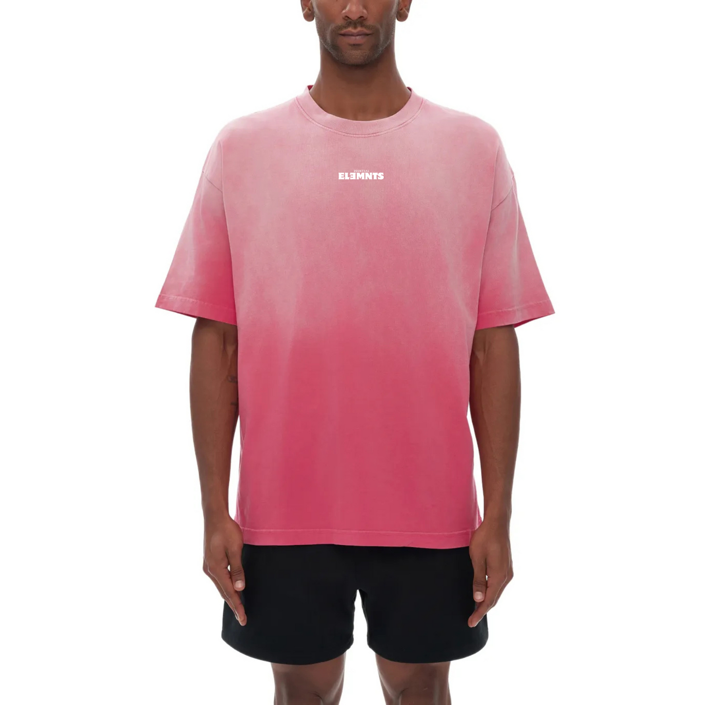 ESSNTIAL ELEMNTS Unisex Classic Wash Fade Gradient Tee - Essntial Elemnts