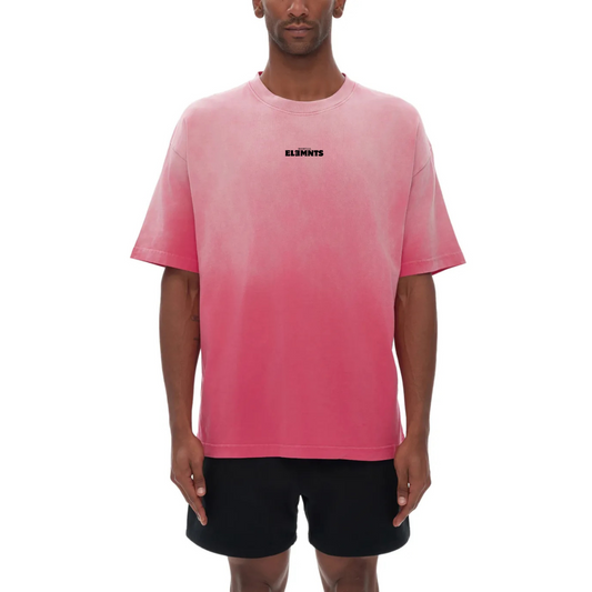 ESSNTIAL ELEMNTS Unisex Classic Wash Fade Gradient Tee - Essntial Elemnts