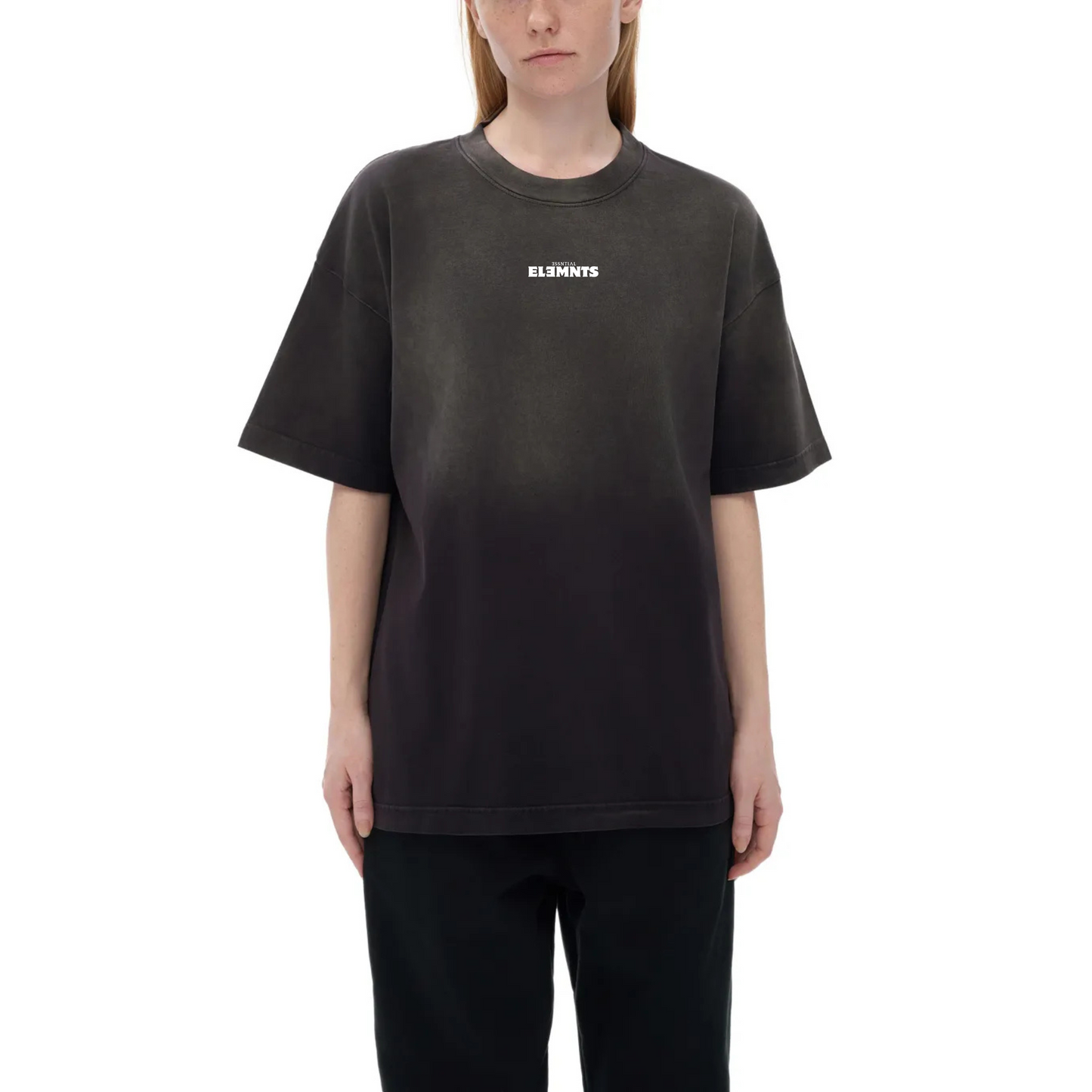 ESSNTIAL ELEMNTS Unisex Classic Wash Fade Gradient Tee - Essntial Elemnts