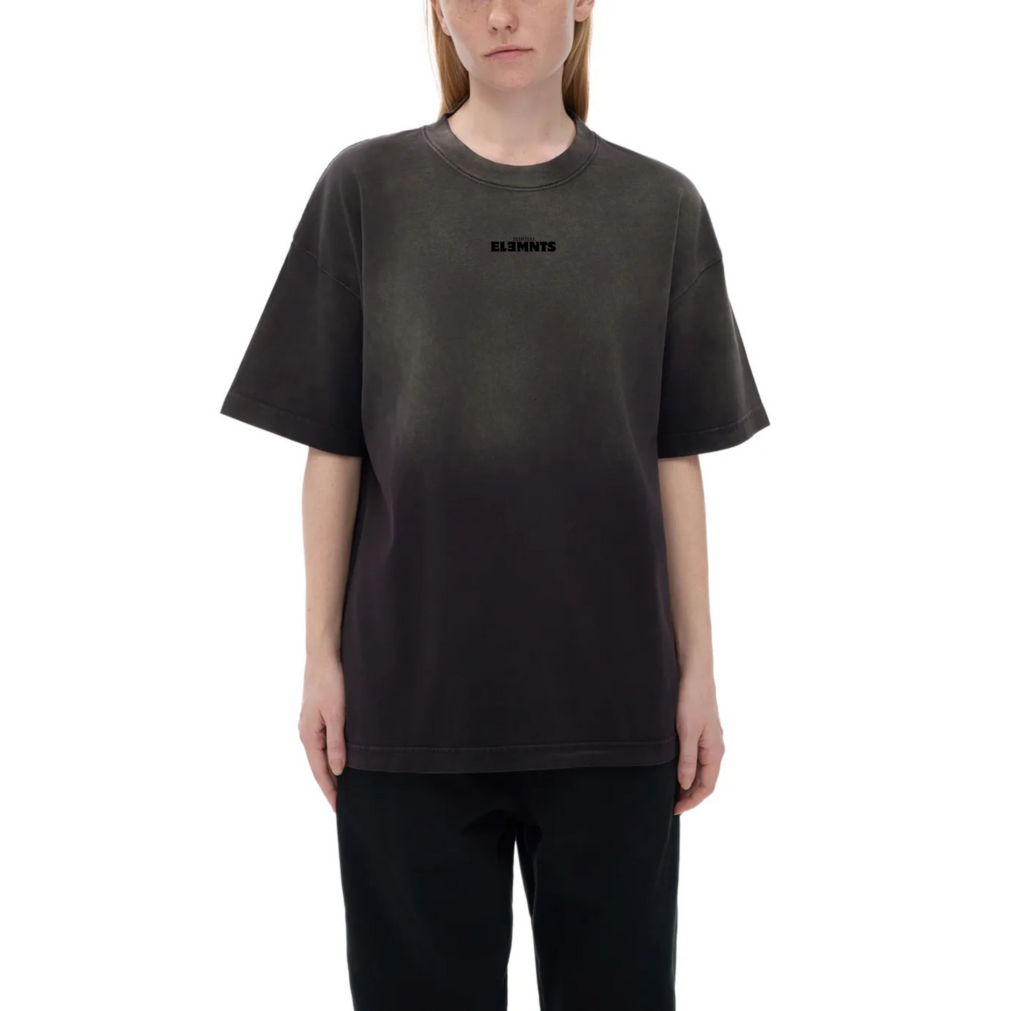 ESSNTIAL ELEMNTS Unisex Classic Wash Fade Gradient Tee - Essntial Elemnts