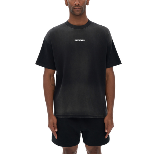 ESSNTIAL ELEMNTS Unisex Fade Wash Drop Shoulder Tee - Essntial Elemnts