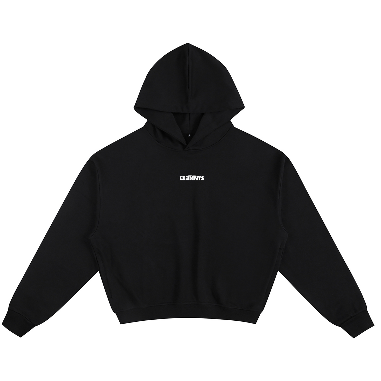 ESSNTIAL ELEMNTS Unisex 400G Solid Color Boxy Hoodie - Essntial Elemnts