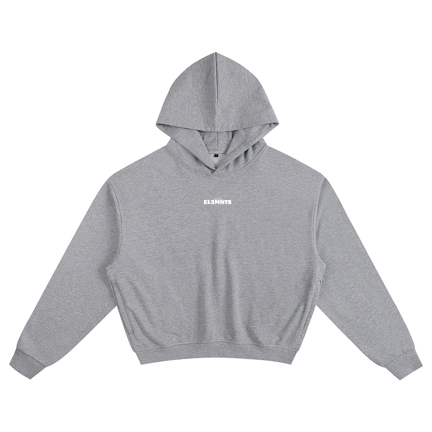 ESSNTIAL ELEMNTS Unisex 400G Solid Color Boxy Hoodie - Essntial Elemnts