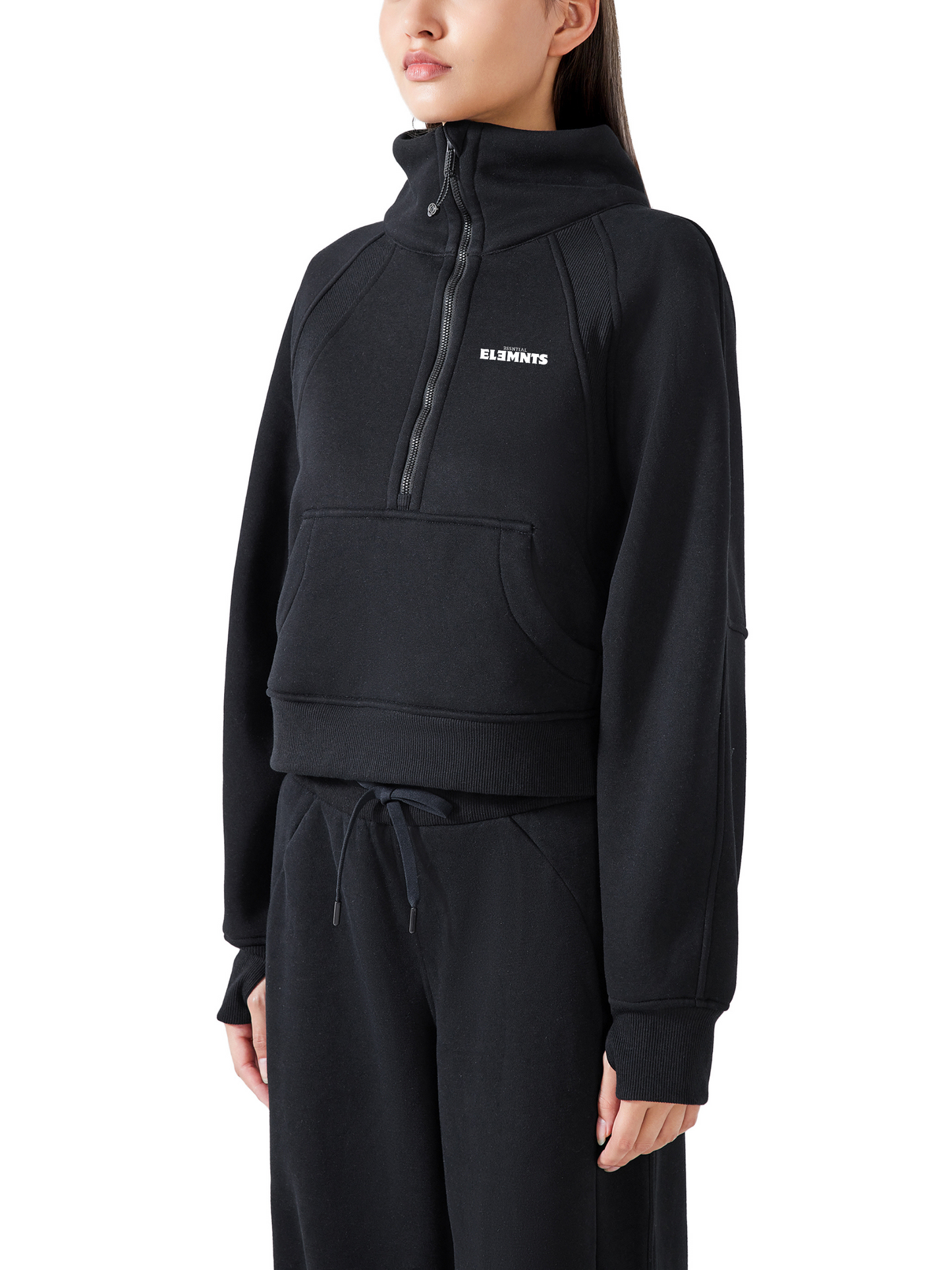 ESSNTIAL ELEMNTS Women's 320G Cropped Street Sweatshirt