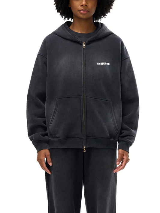 ESSNTIAL ELEMNTS Unisex 355G Faded Boxy Hoodie - Essntial Elemnts