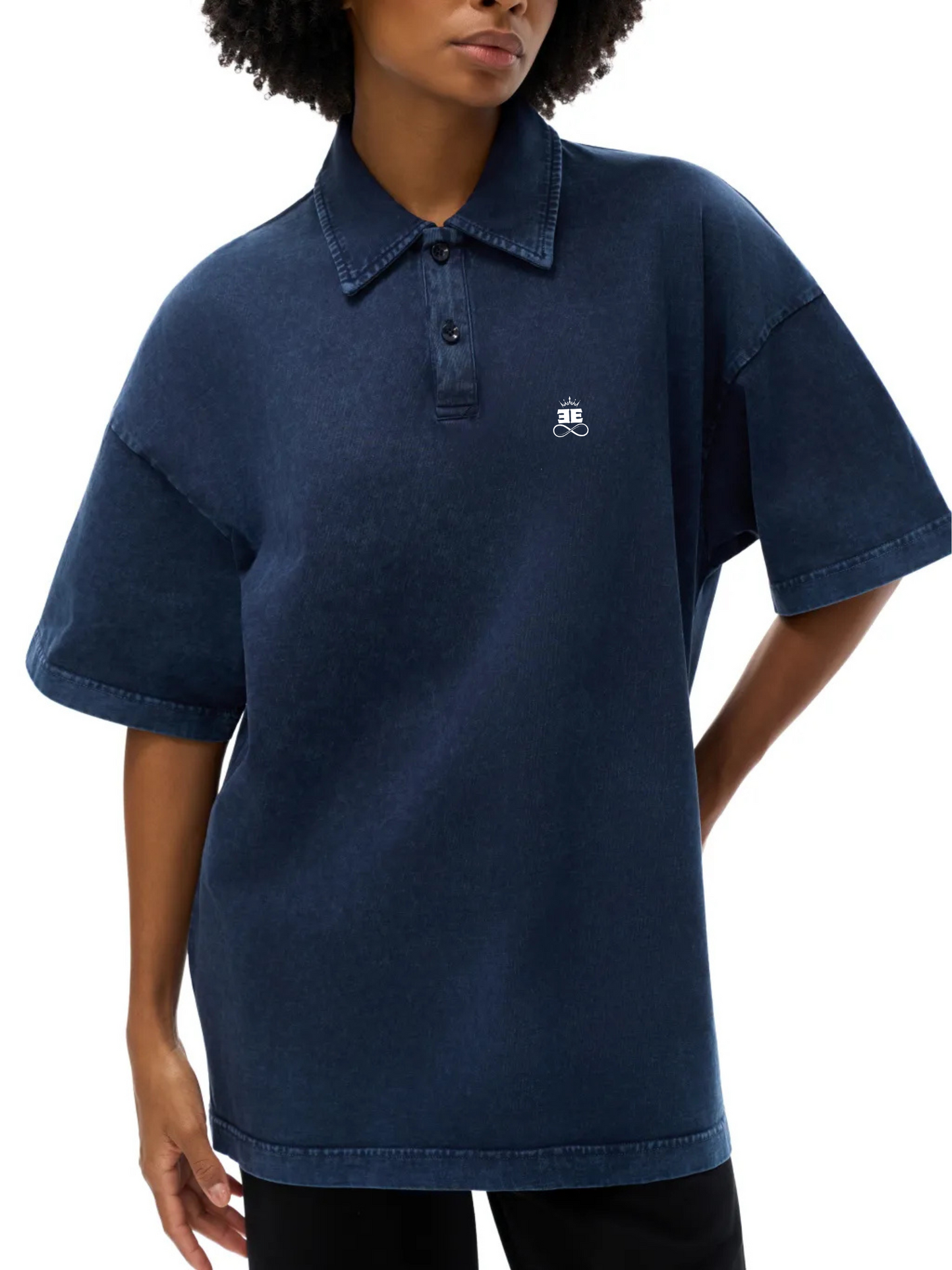 ESSNTIAL ELEMNTS Unisex 300G HW Snow-Washed Polo