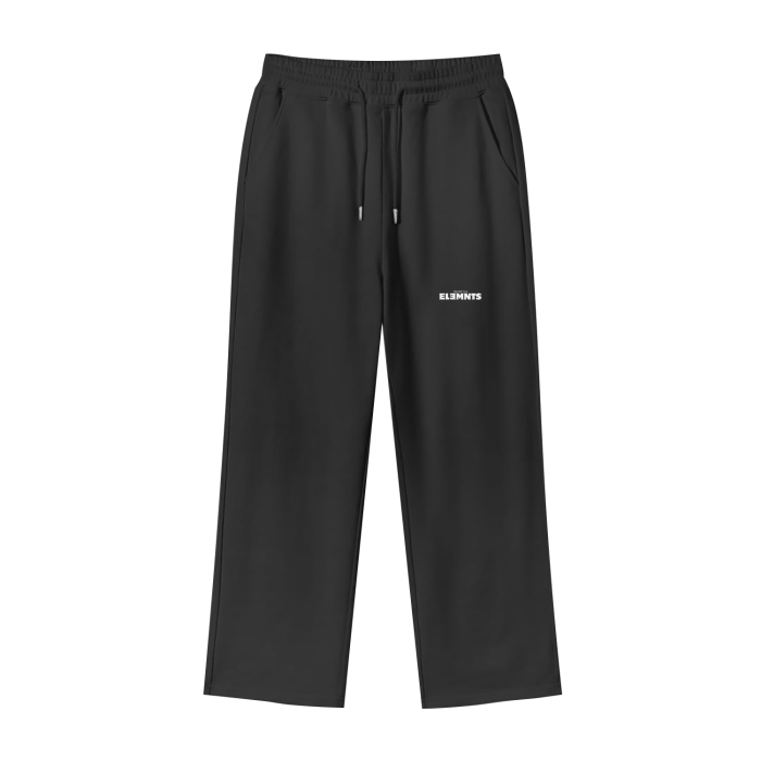 ESSNTIAL ELEMNTS Unisex 280G Fleece Straight Wide Leg Jogger - Essntial Elemnts