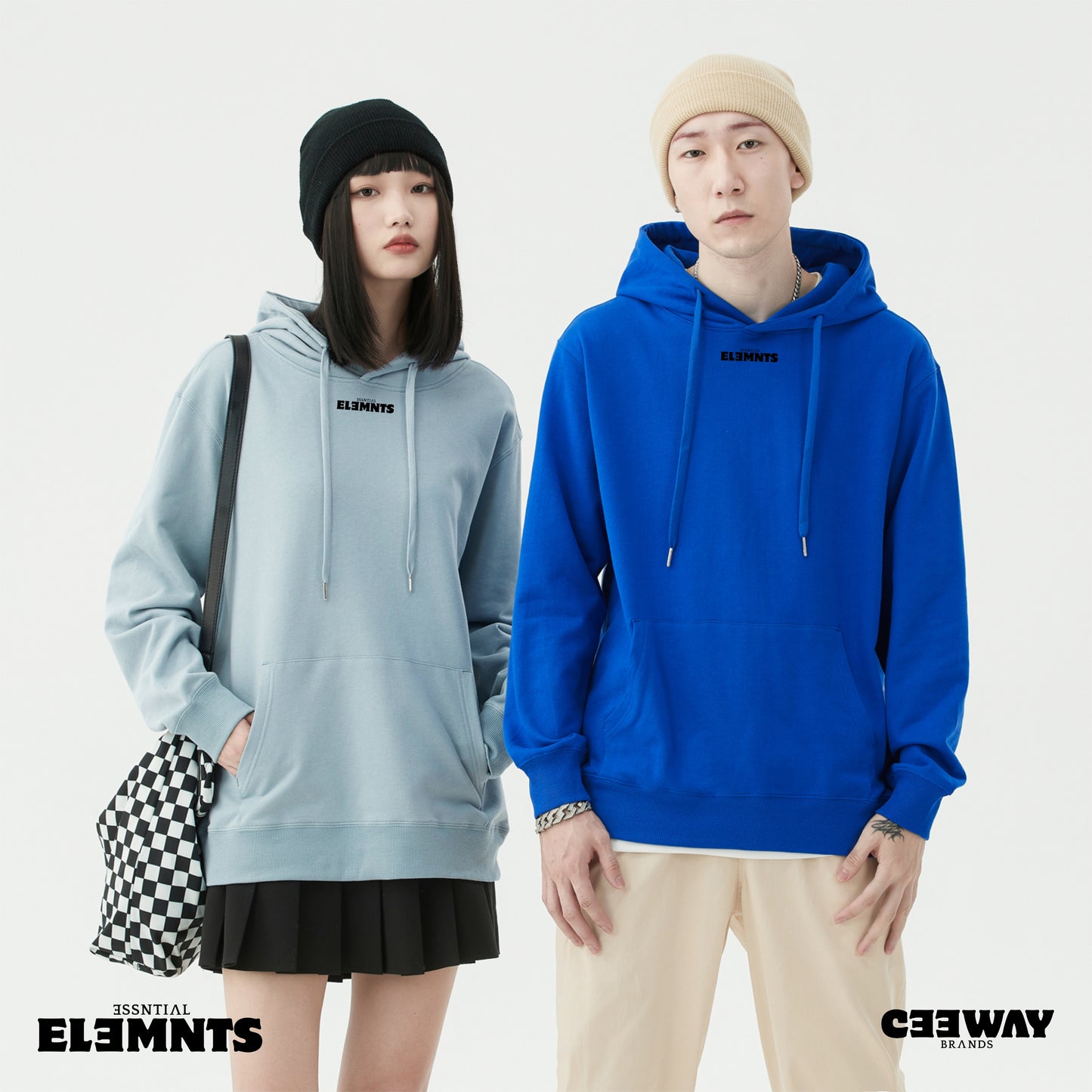 ESSNTIAL ELEMNTS Unisex 300G Street Classic Hoodie - Essntial Elemnts