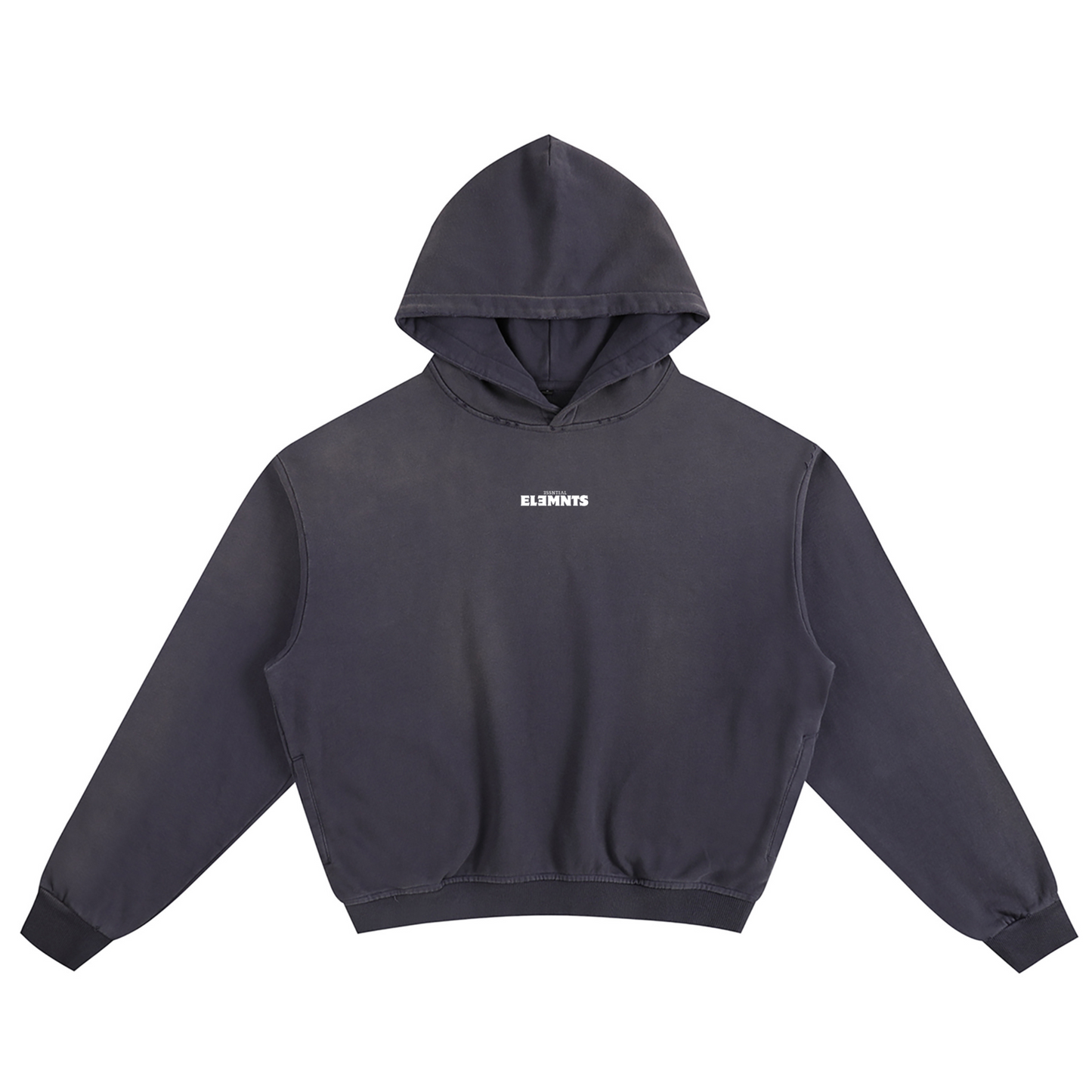 ESSNTIAL ELEMNTS Unisex 420G Sun-Fade Boxy Hoodie