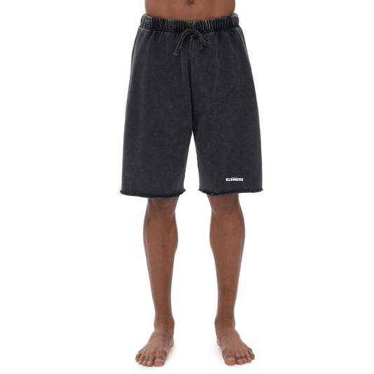 ƎSSNTIΛL ELƎMNTS Unisex 350G Vintage Washed Shorts - Essntial Elemnts