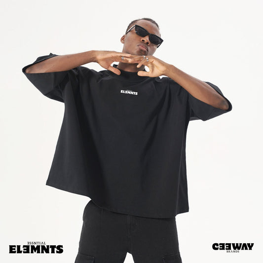 ESSNTIAL ELEMNTS Unisex Oversize One-Piece Pattern Tee - Essntial Elemnts