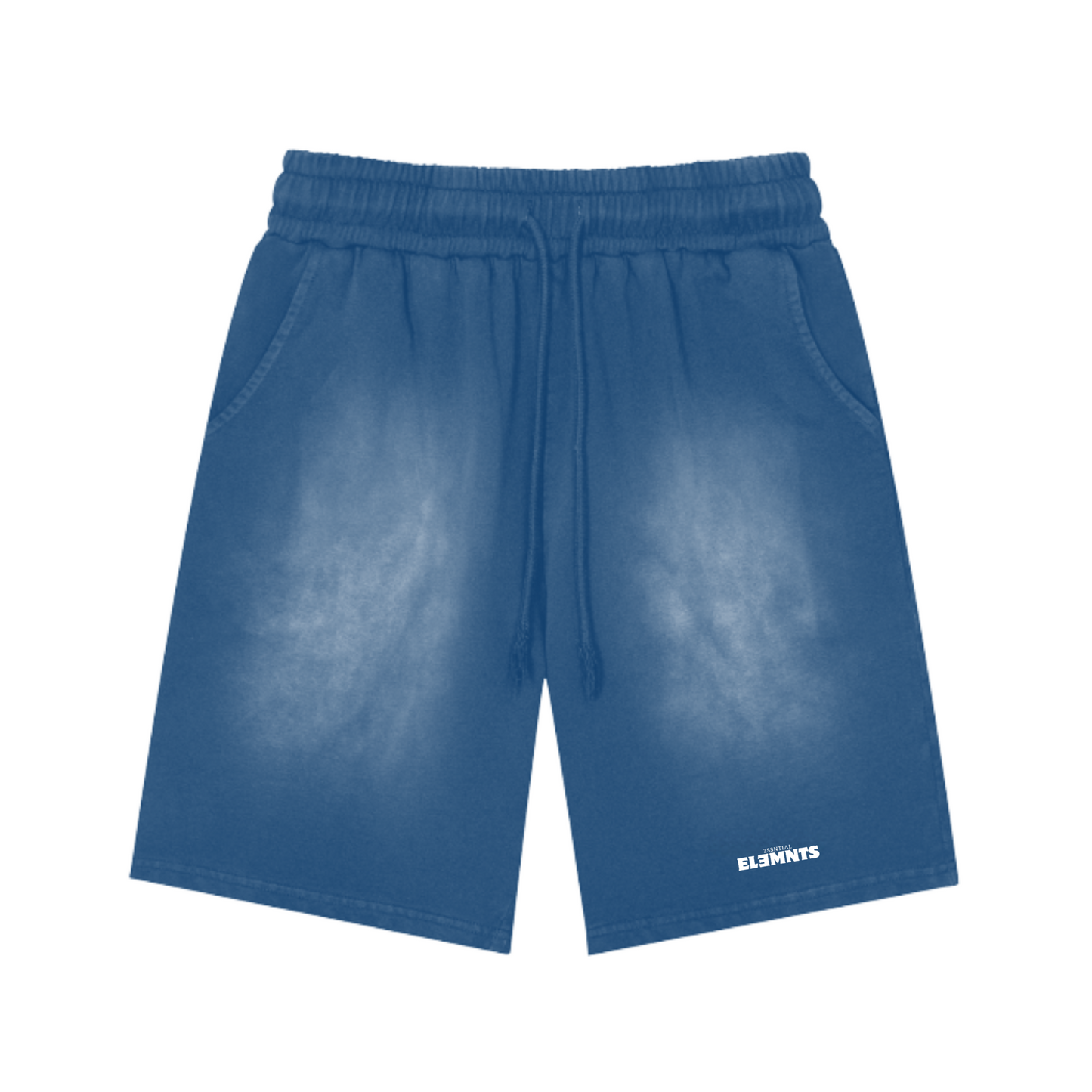 ESSNTIAL ELEMNTS Unisex 360G Faded Wash Street Shorts - Essntial Elemnts