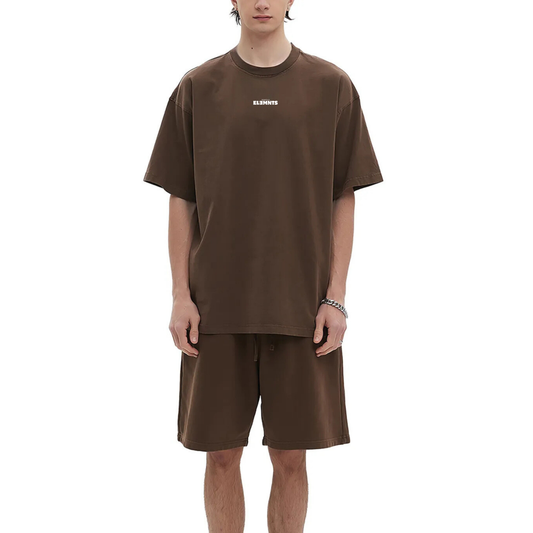 ESSNTIAL ELEMNTS Unisex DS Vintage Stone Wash Tee - Essntial Elemnts