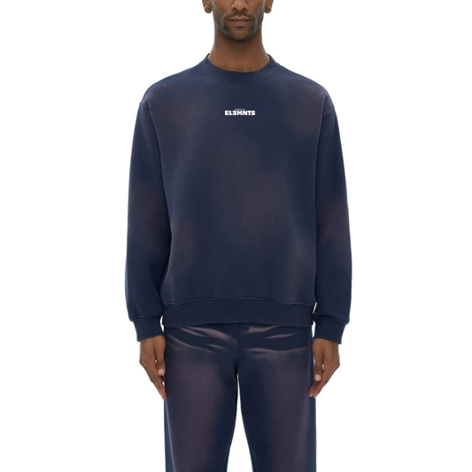 ESSNTIAL ELEMNTS Unisex 375G Faded Wash Fleece SS - Essntial Elemnts