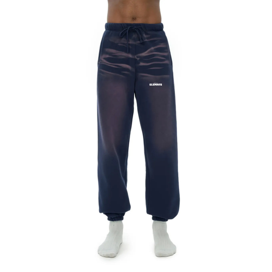 ESSNTIAL ELEMNTS Unisex 375G Faded Wash Fleece Joggers - Essntial Elemnts