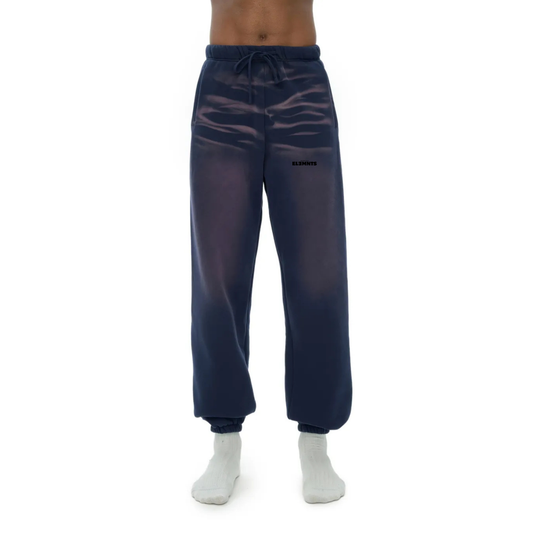 ESSNTIAL ELEMNTS Unisex 375G Faded Wash Fleece Joggers - Essntial Elemnts