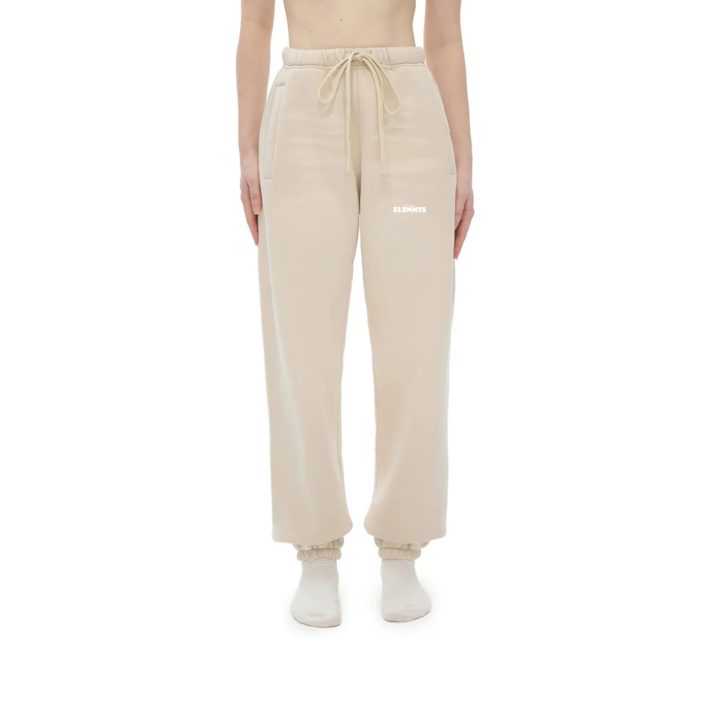 ESSNTIAL ELEMNTS Unisex 375G Faded Wash Fleece Joggers - Essntial Elemnts
