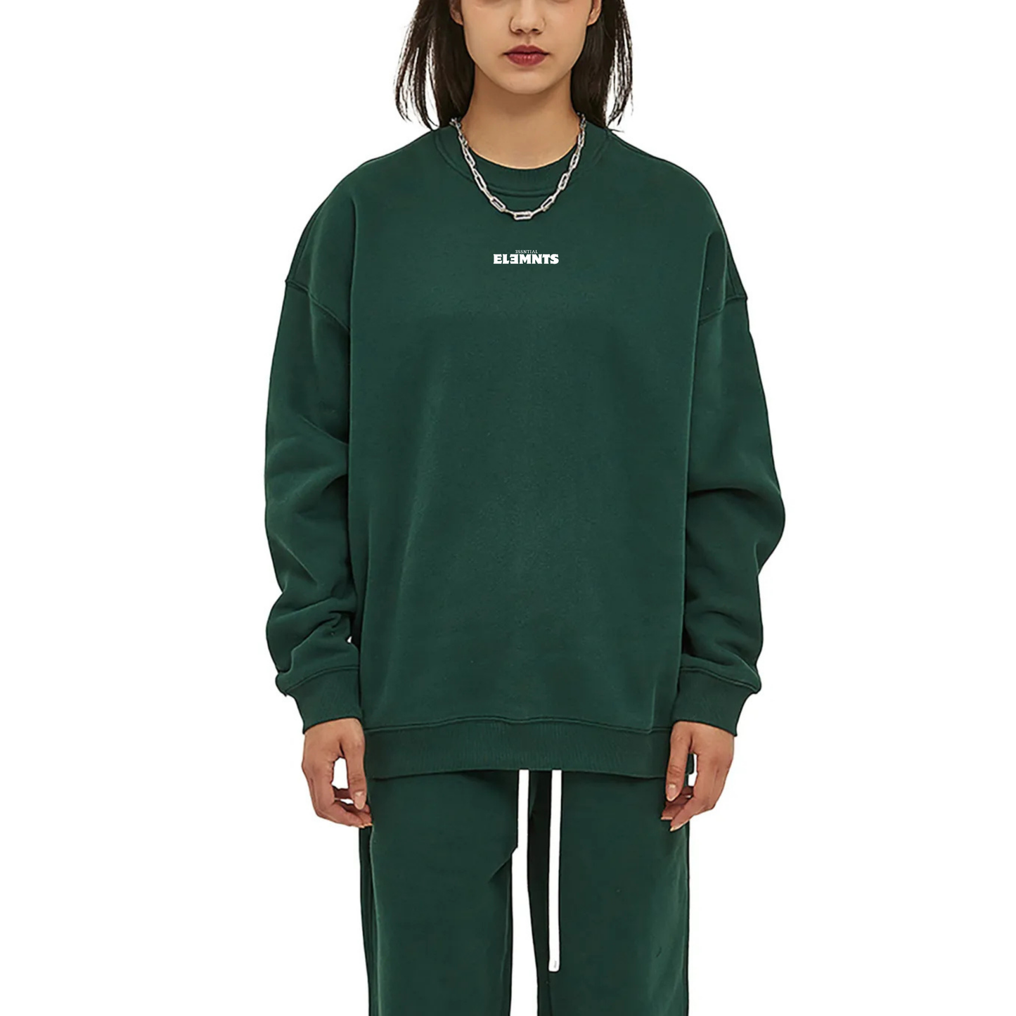 ESSNTIAL ELEMNTS Unisex 350G Fleece Sweatshirt - Essntial Elemnts