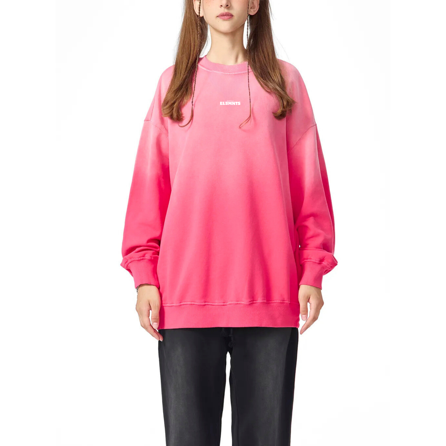 ESSNTIAL ELEMNTS Unisex 350G Handcrafted Faded Wash Sweatshirt - Essntial Elemnts