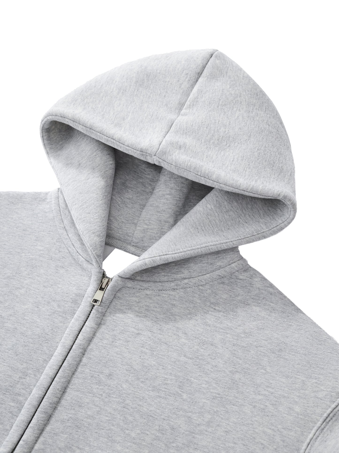 ESSNTIAL ELEMNTS Women's Fleeced Zip-Up Cropped Hoodie