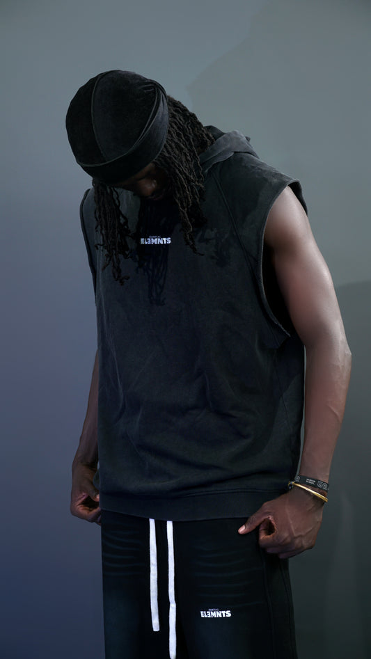 ESSNTIAL ELEMNTS Unisex 320G Snow Washed SL Hoodie - Essntial Elemnts