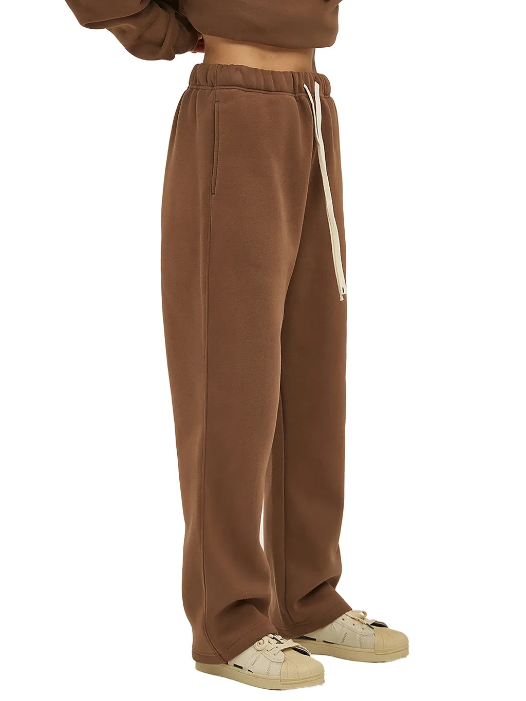 ESSNTIAL ELEMNTS Unisex 360G Fleece Wide Leg Pants - Essntial Elemnts