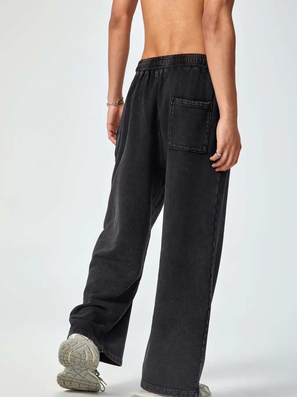 ESSNTIAL ELEMNTS Unisex 360G Acid Wash Wide Pants - Essntial Elemnts
