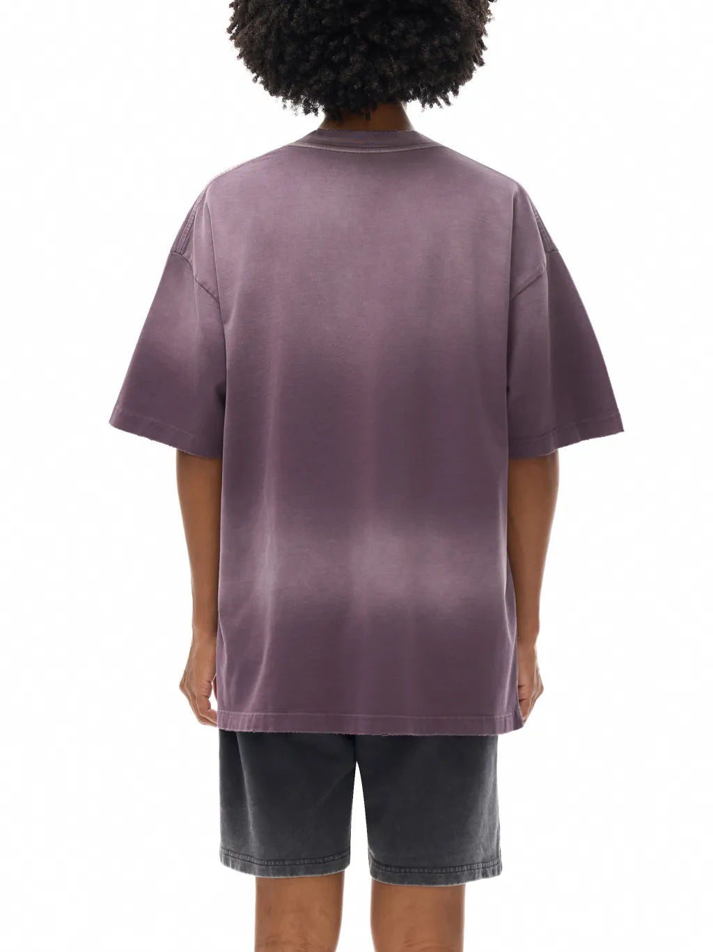 ESSNTIAL ELEMNTS Unisex 260G Sun Fade Hand-Frayed Tee