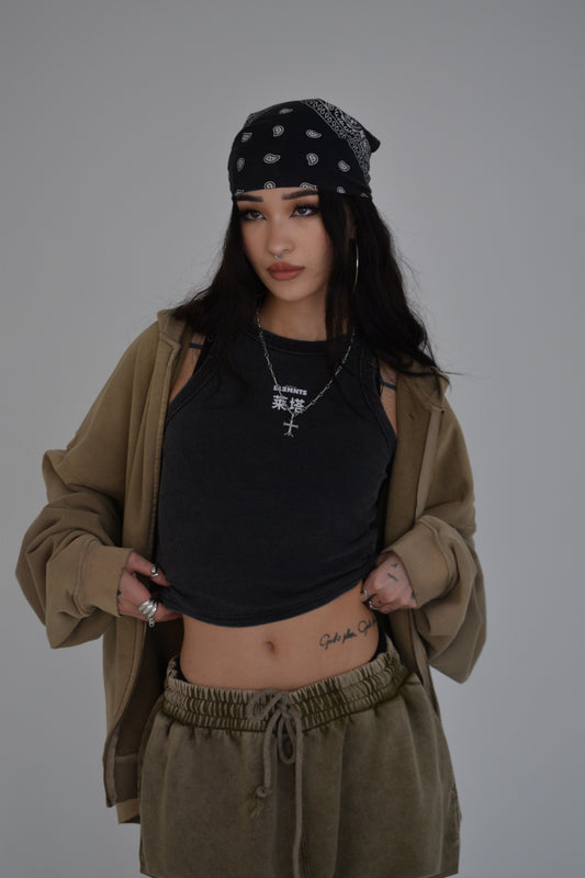 EE x LETTA Women's 235G Snow Washed Tank Top - Essntial Elemnts