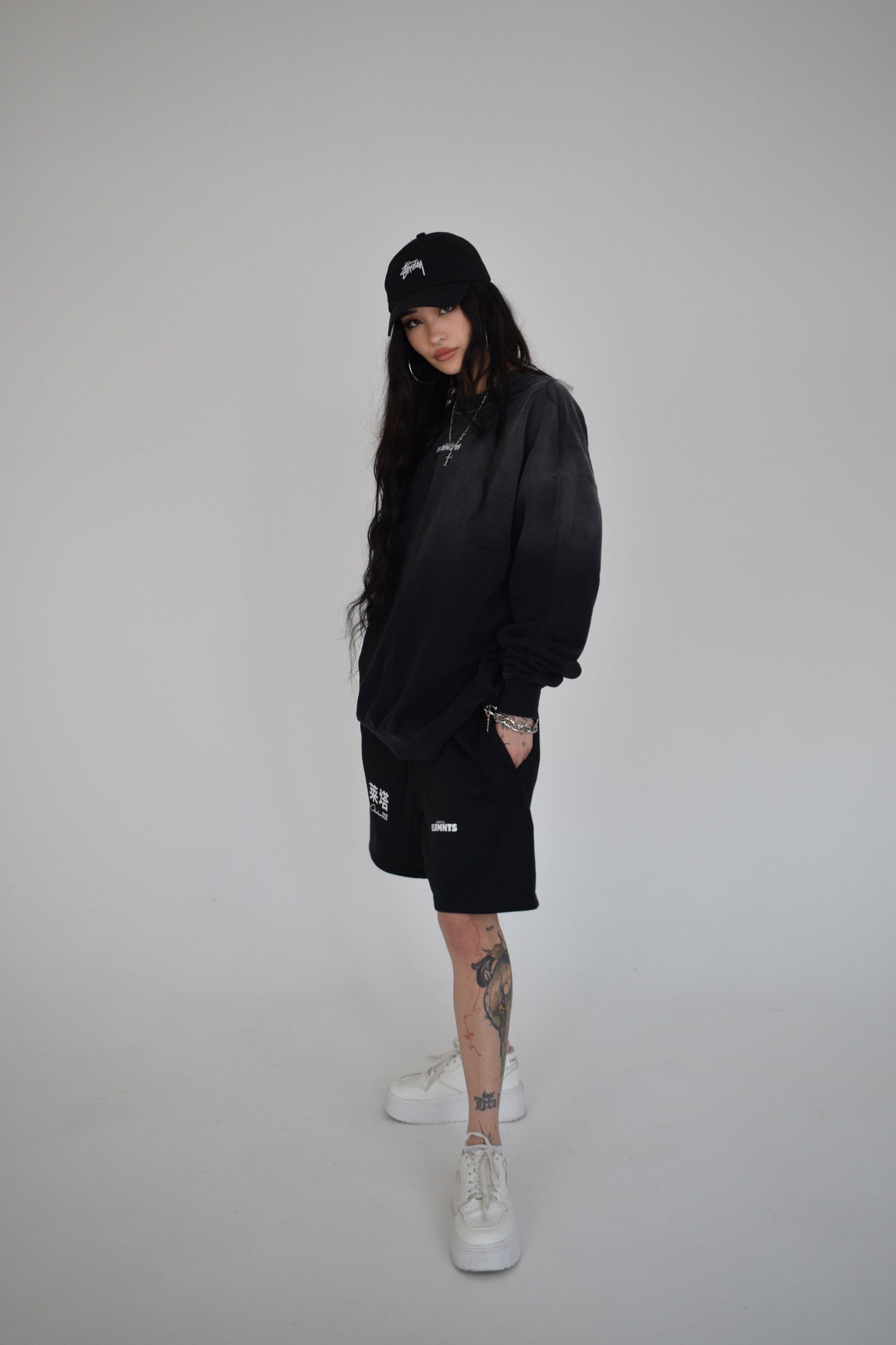 EE x LETTA Unisex 425G HW Earth Tone Loose Shorts - Essntial Elemnts
