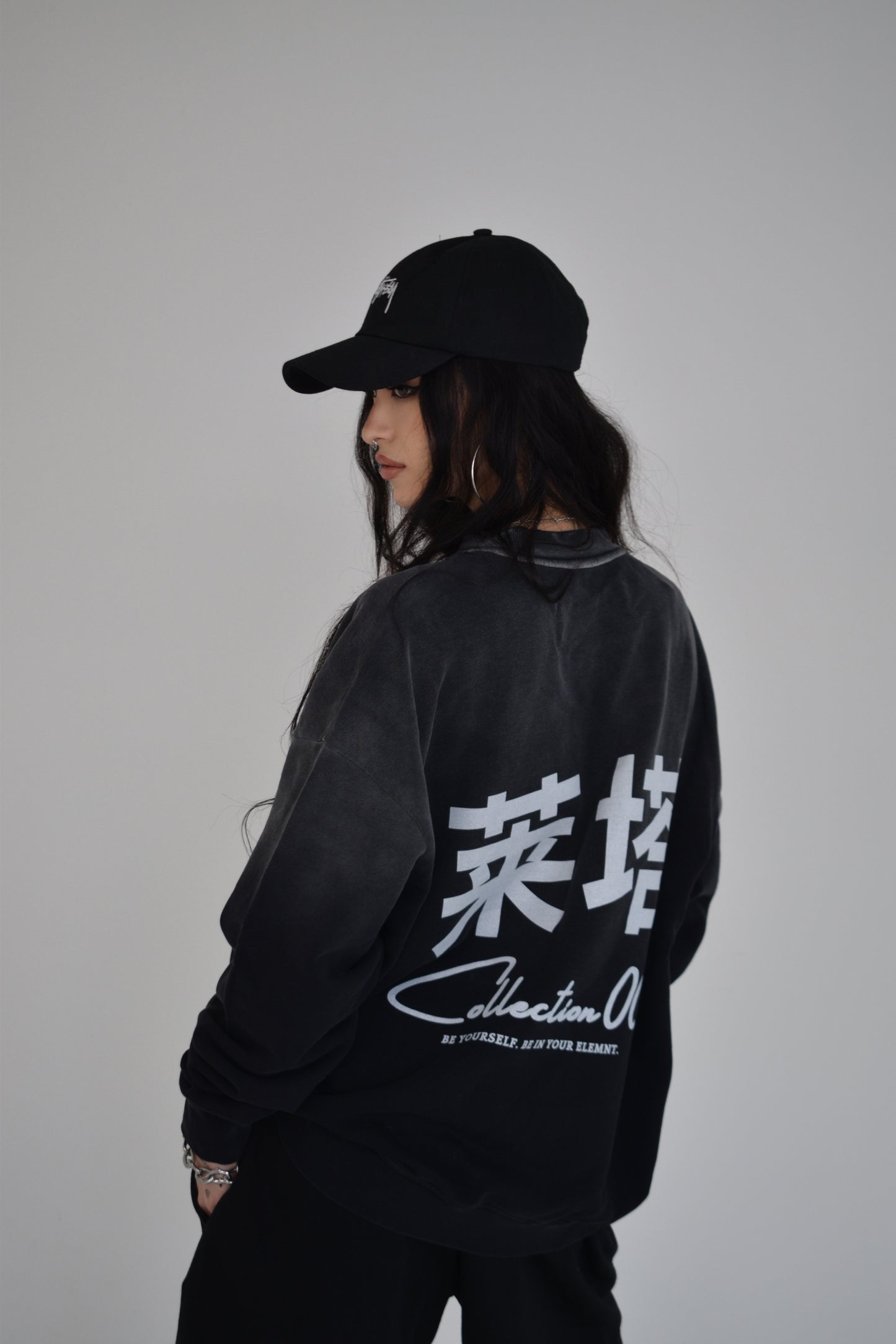 EE x LETTA Unisex 350G Handcrafted Washed DS Sweatshirt - Essntial Elemnts
