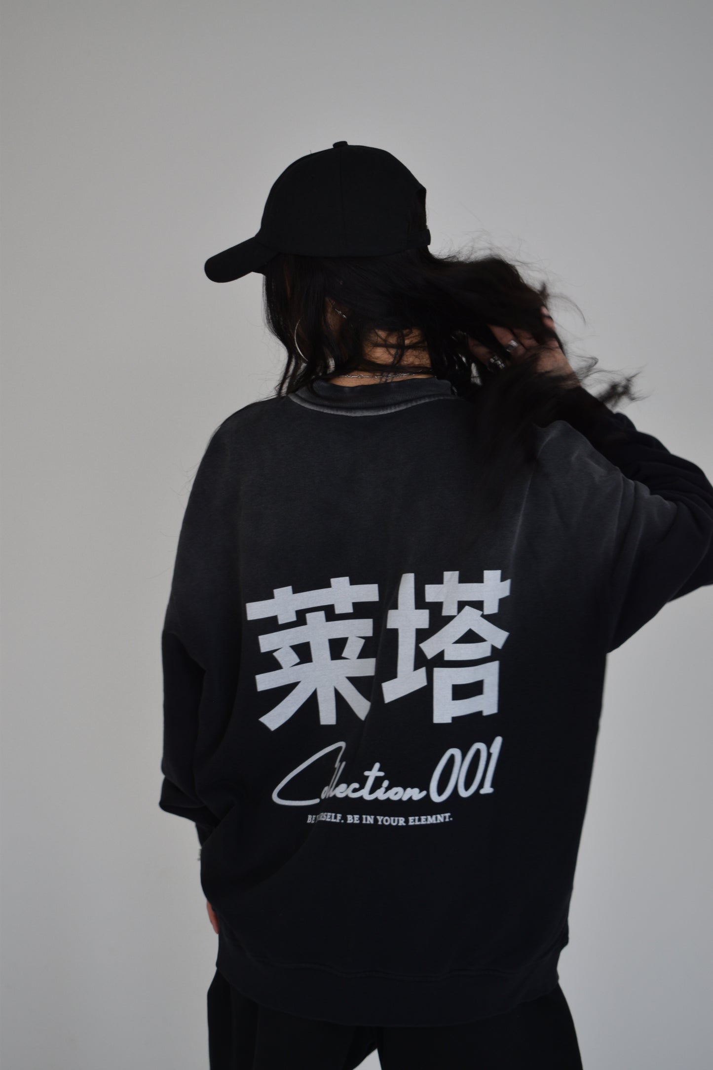 EE x LETTA Unisex 350G Handcrafted Washed DS Sweatshirt - Essntial Elemnts