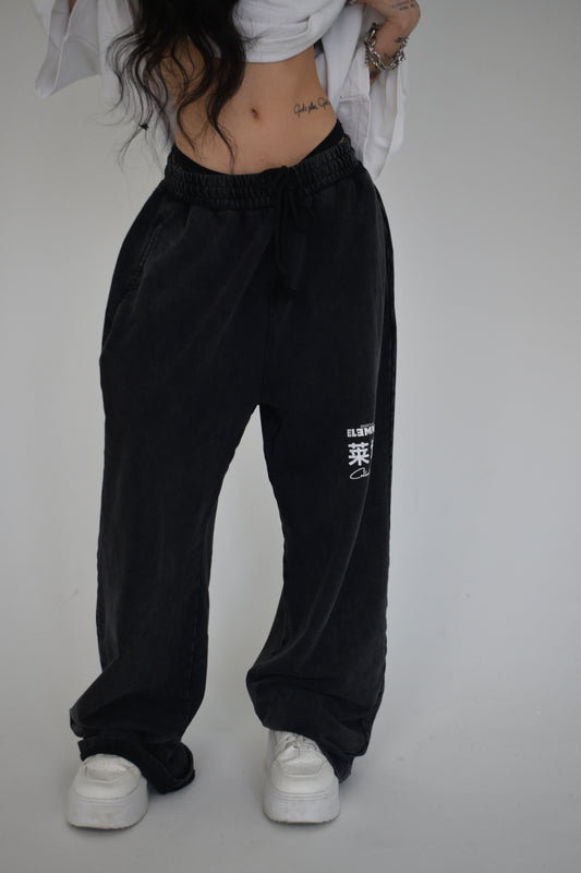 EE x LETTA Unisex 350G Handcrafted Monkey Wash Sweatpants - Essntial Elemnts