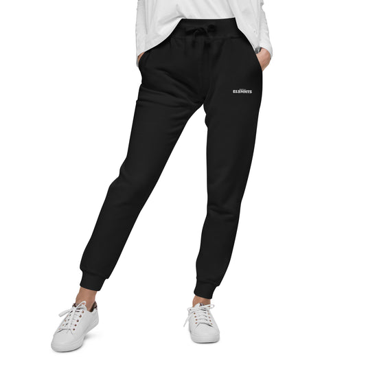 ESSNTIAL ELEMNTS Embroidered Unisex Fleece Sweatpants - Essntial Elemnts