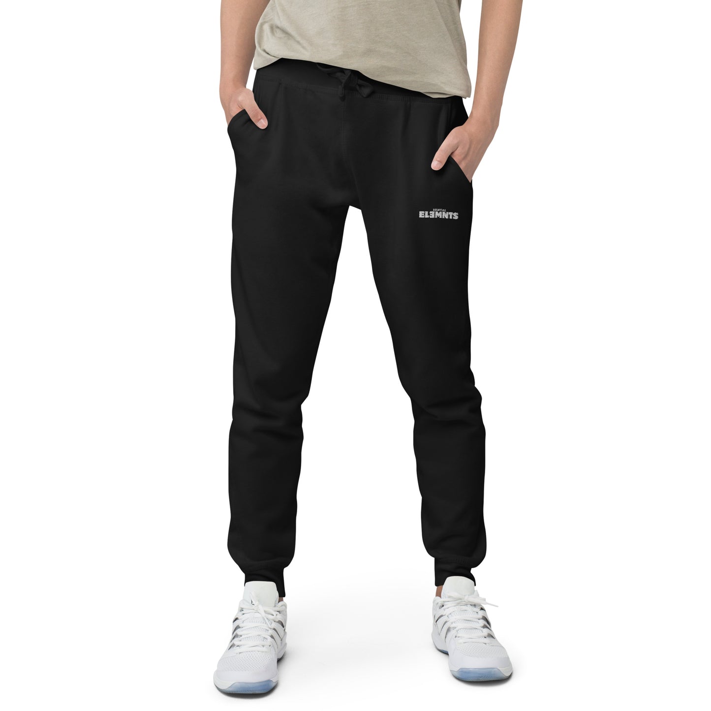 ESSNTIAL ELEMNTS Embroidered Unisex Fleece Sweatpants - Essntial Elemnts