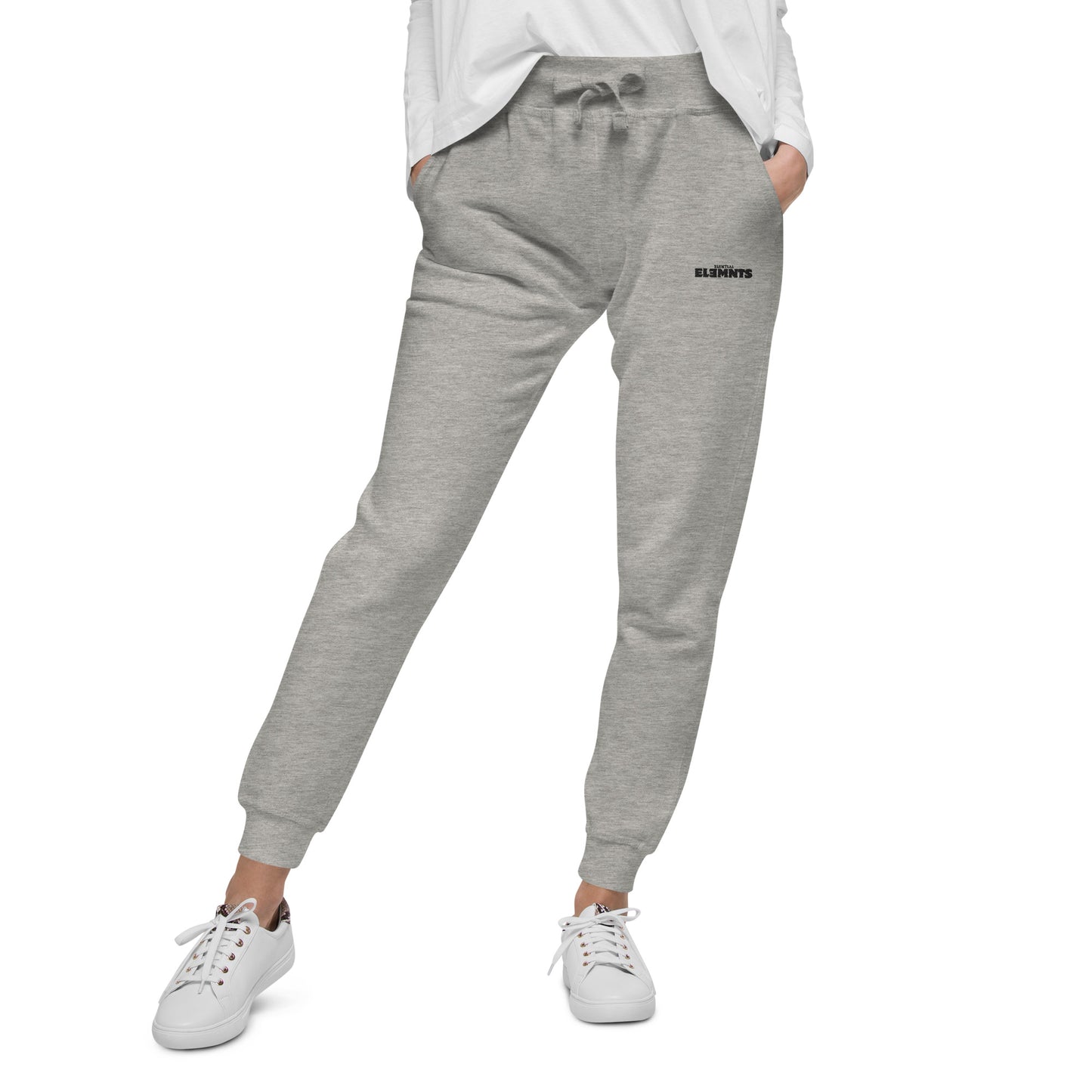 ESSNTIAL ELEMNTS Embroidered Unisex Fleece Sweatpants - Essntial Elemnts