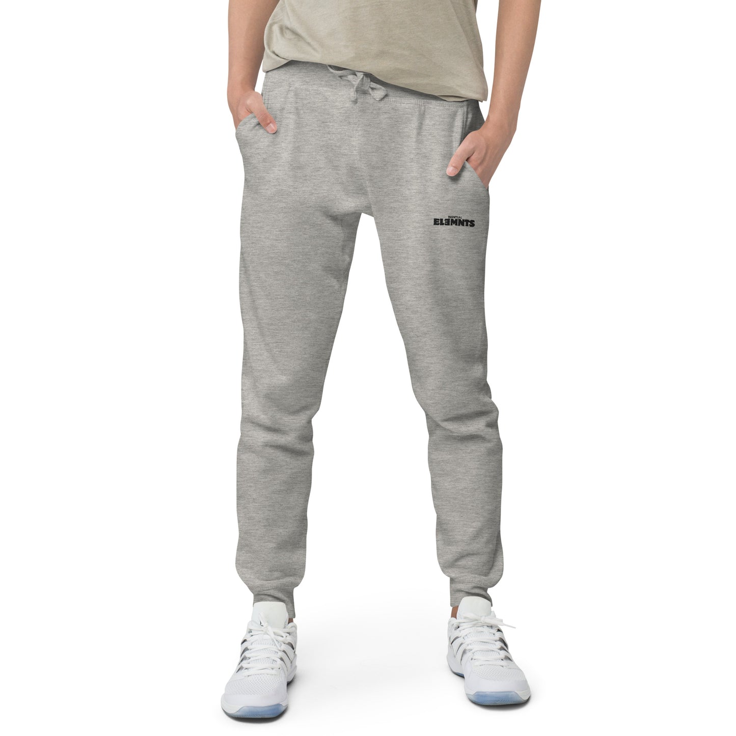 ESSNTIAL ELEMNTS Embroidered Unisex Fleece Sweatpants - Essntial Elemnts