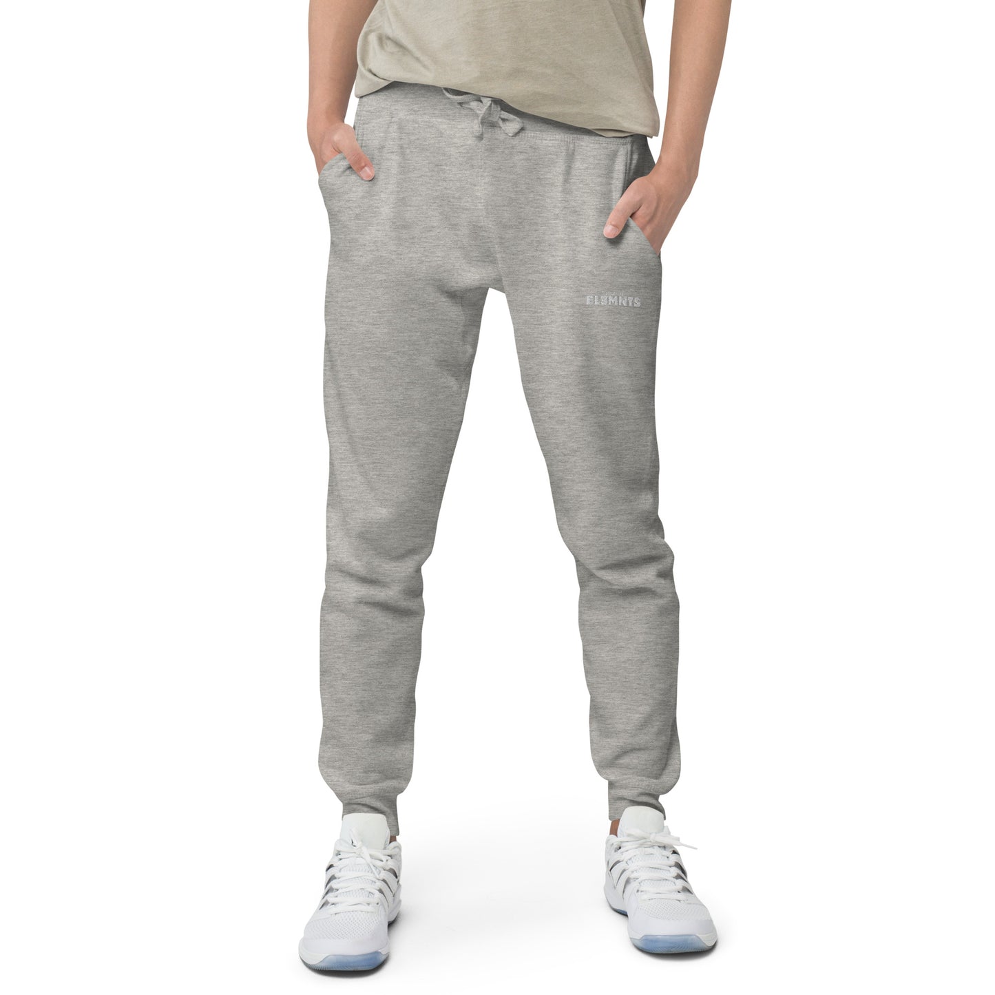ESSNTIAL ELEMNTS Embroidered Unisex Fleece Sweatpants - Essntial Elemnts