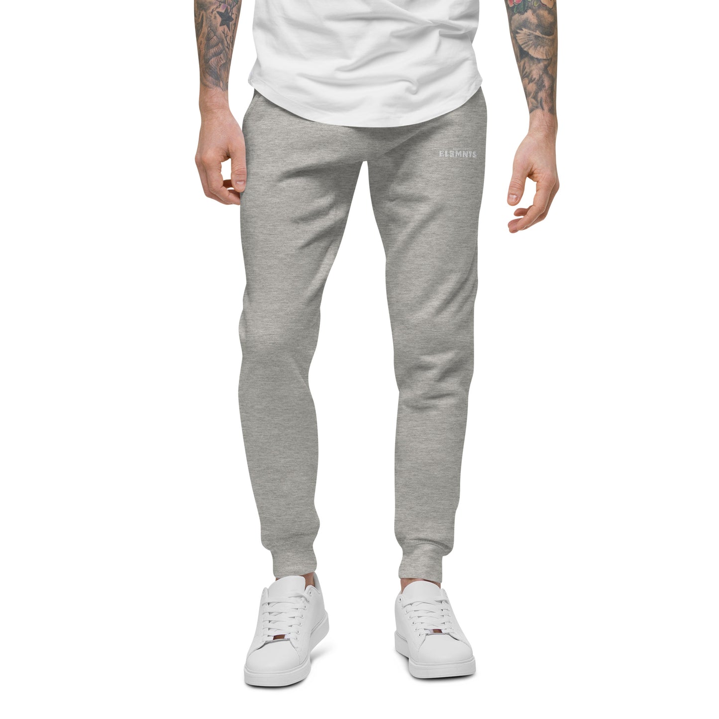ESSNTIAL ELEMNTS Embroidered Unisex Fleece Sweatpants - Essntial Elemnts