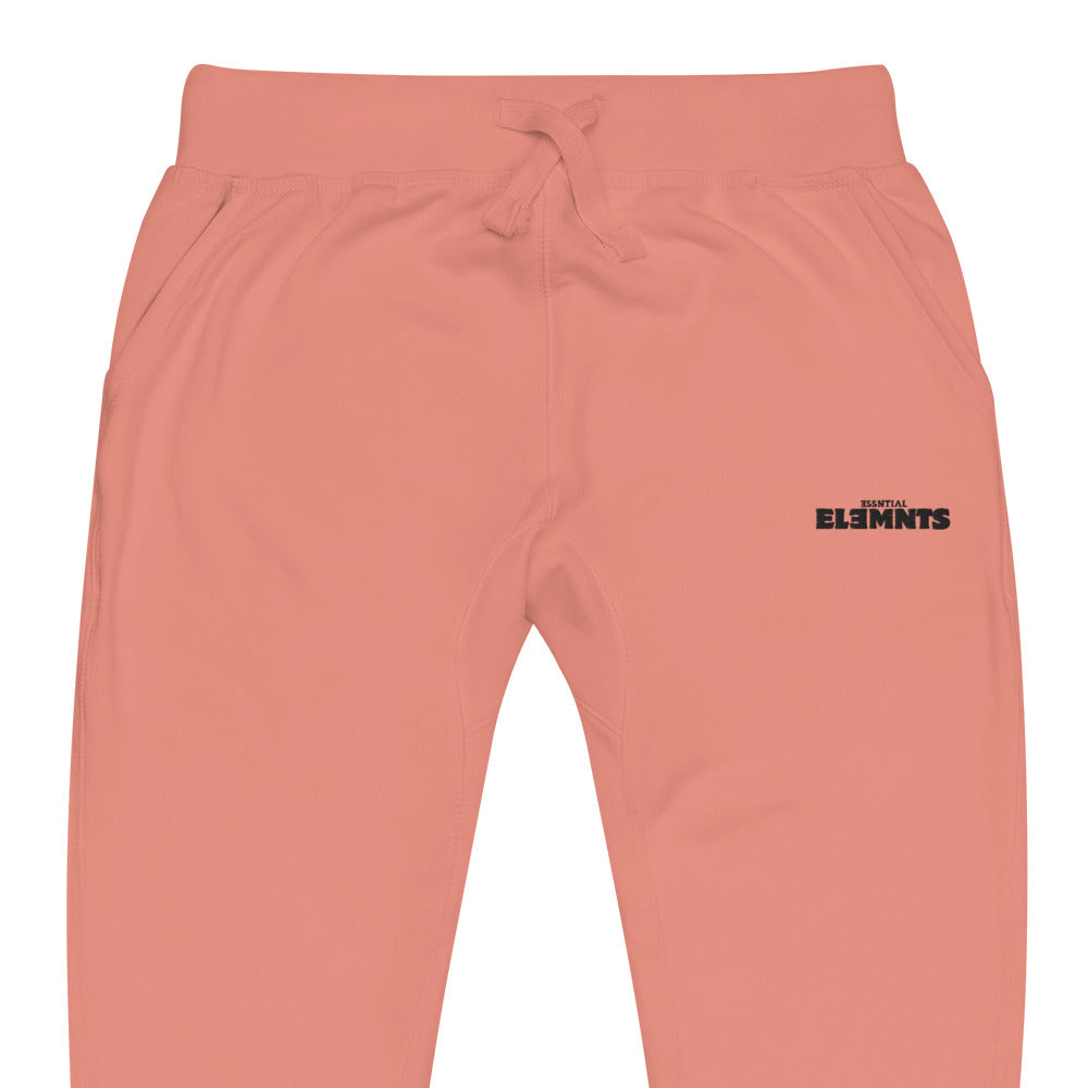 ESSNTIAL ELEMNTS Embroidered Unisex Fleece Sweatpants - Essntial Elemnts