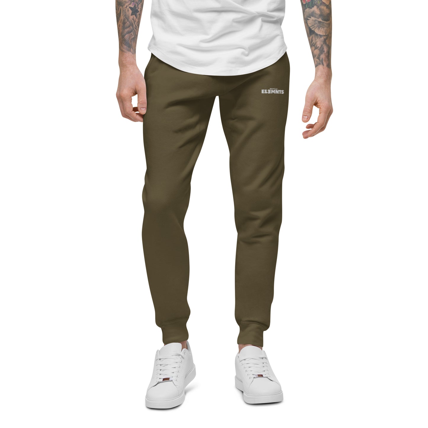 ESSNTIAL ELEMNTS Embroidered Unisex Fleece Sweatpants - Essntial Elemnts