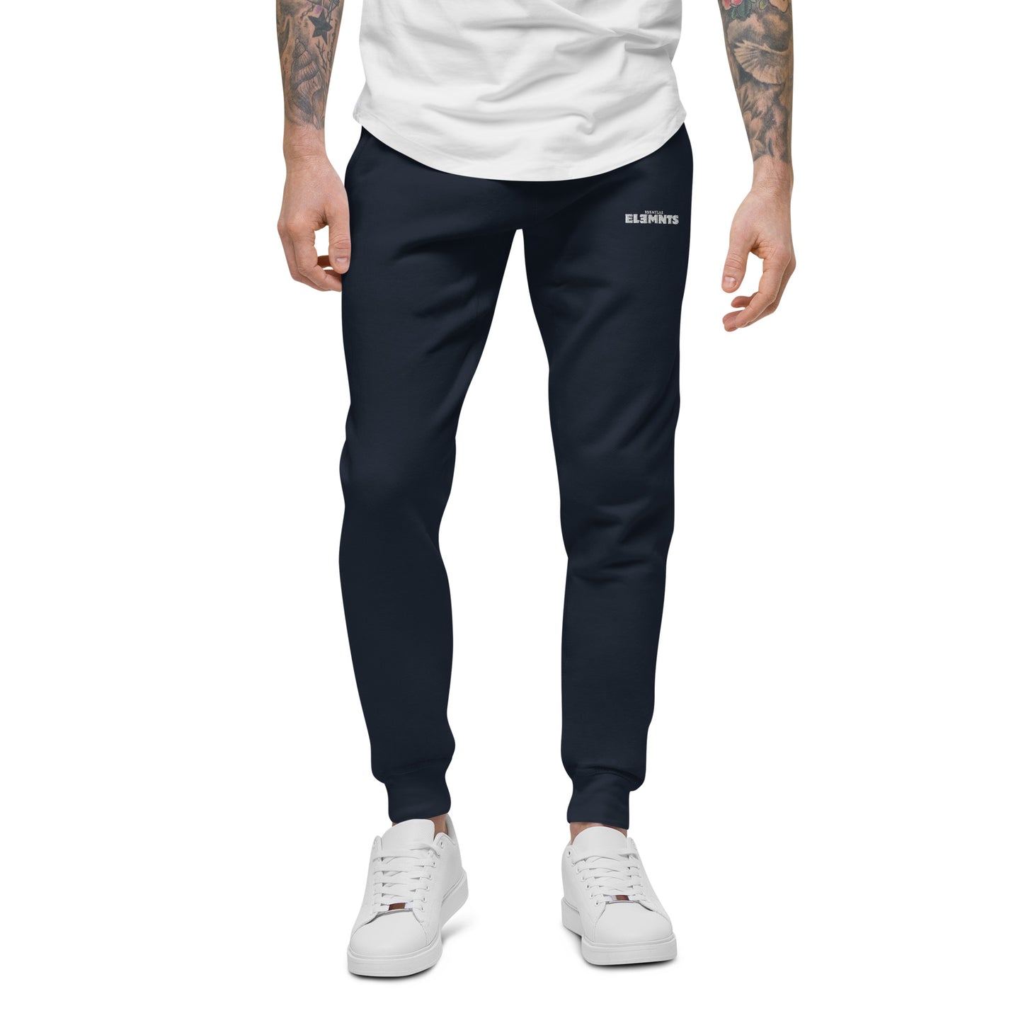 ESSNTIAL ELEMNTS Embroidered Unisex Fleece Sweatpants - Essntial Elemnts