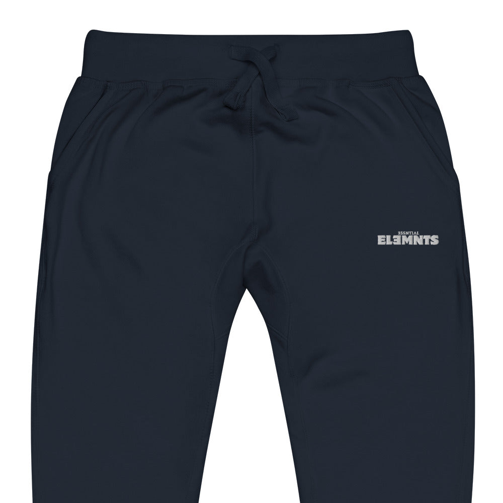 ESSNTIAL ELEMNTS Embroidered Unisex Fleece Sweatpants - Essntial Elemnts